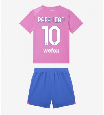 AC Milan Rafael Leao #10 Replica Third Stadium Kit for Kids 2023-24 Short Sleeve (+ pants)
